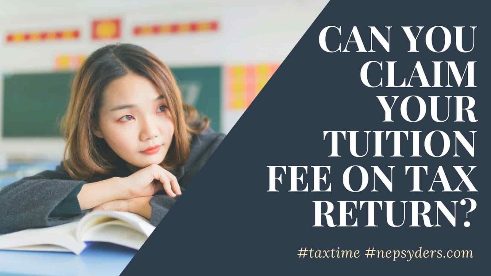 Can you claim your tuition fee on your tax return?